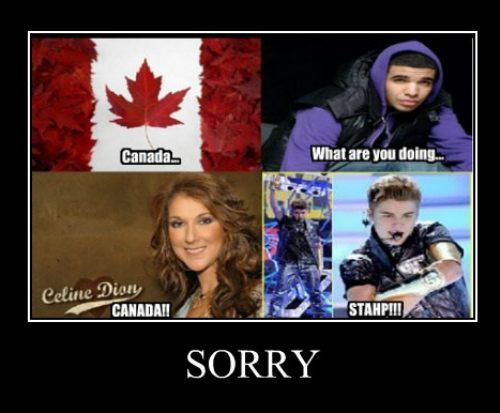 Canada your only making it worse - meme