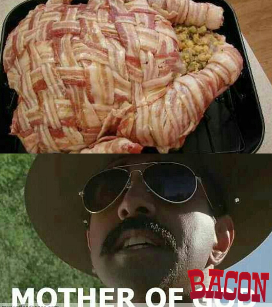 thankful for bacon - meme