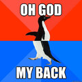 All I can think of when I see a Socially Awkward/Awesome Penguin meme.